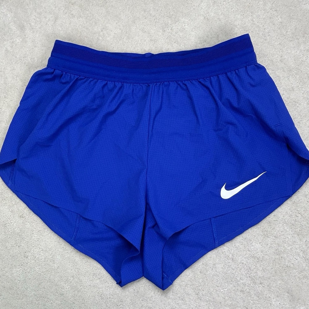 Nike Pro Elite Women's Size Small Running Shorts AO8485 Blue Made In USA